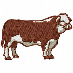 Cows Embroidery Design 4 Cows Embroidery Design 4